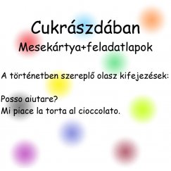 Cukrászdában - nyelvoktató mesekártya és feladatlapok