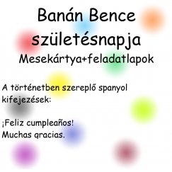 Banán Bence születésnapja - nyelvoktató mesekártya és feladatlapok